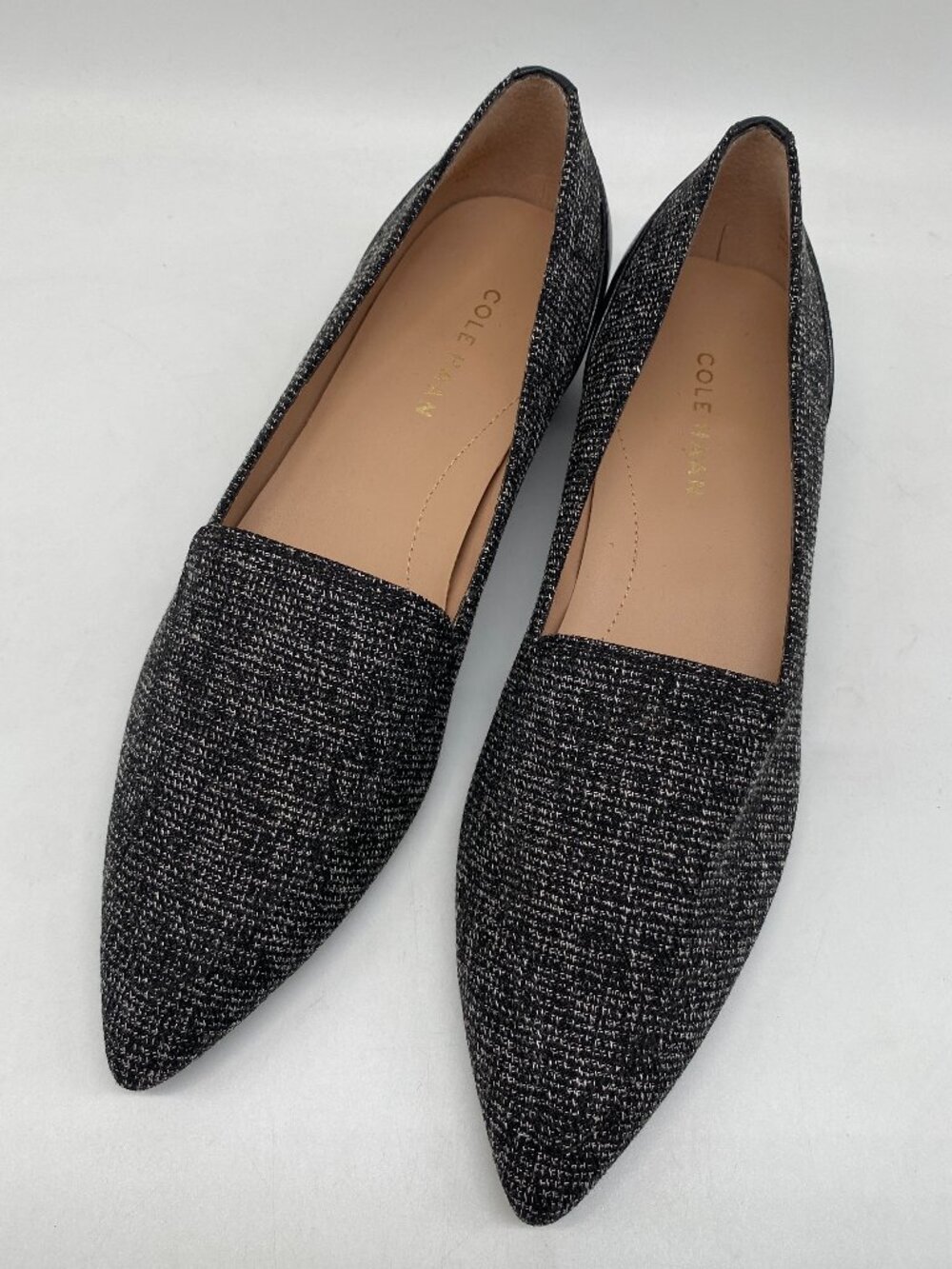 COLE HAAN GRAND 360 LOW HEEL PUMPS BLACK/WHITE US WOMEN SIZE 6B